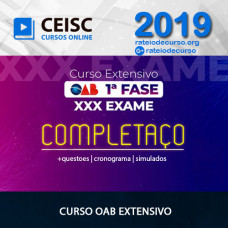 OAB 1ª FASE XXX (30) EXAME DE ORDEM - COMPLETAÇO - CEISC