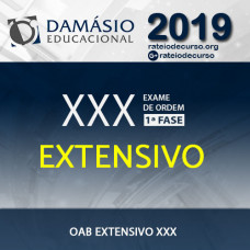 OAB 1ª FASE XXX (30) EXAME DE ORDEM - EXTENSIVO DAMÁSIO