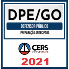 DPE/GO - Defensor Publico de Goiás - Reta Final 2021
