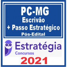 PC MG (Escrivão) 2021 + Passo - POS EDITAL - E