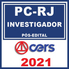 PC RJ (Investigador)  Pós Edital 2021 - Reta Final (C)