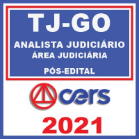 TJ GO Analista Judiciário - Área Judiciária - Reta Final  Pós-Edital 2021 | CERS