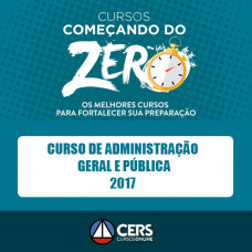 Curso de Administração Geral E Pública - Começando Do Zero 2017