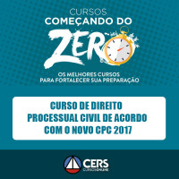 Curso de Direito Processual Civil - Novo Cpc - Começando Do Zero 2017