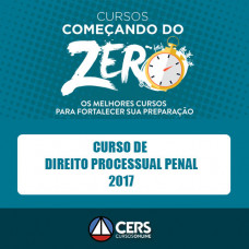 Curso de Direito Processual Penal - Começando Do Zero 2017
