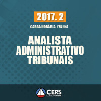 ANALISTA ADMINISTRATIVO DE TRIBUNAIS 2017.2