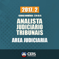 ANALISTA JUDICIÁRIO DE TRIBUNAIS - ÁREA JUDICIÁRIA 2017.2