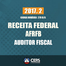 AUDITOR FISCAL DA RECEITA FEDERAL DO BRASIL AFRFB 2017.2