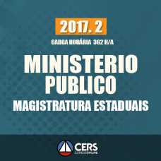 MINISTÉRIO PÚBLICO E MAGISTRATURA ESTADUAIS MP 2017.2