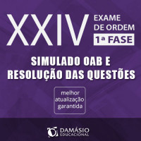 OAB XXIV 1ª FASE - SIMULADO OAB E RESOLUÇÃO QUESTÕES - DAMÁSIO