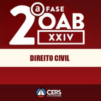 OAB 2ª Fase XXIV - Direito Civil - 24º Exame  (2018) - CERS
