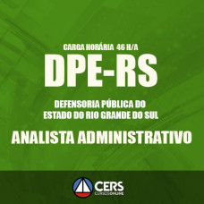 DPE/RS - ANALISTA ADMINISTRATIVO - DEFENSORIA PÚBLICA DO RS