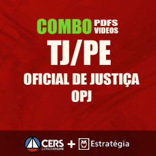 TJ PE - COMBO - OFICIAL DE JUSTIÇA - OPJ   2017