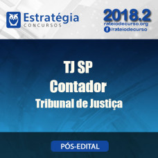 TJ SP - Contador Pós Edital - Estrategia 2018