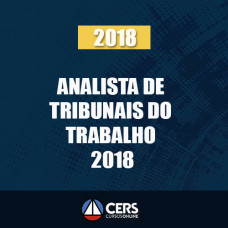 ANALISTA DE TRIBUNAIS DO TRABALHO - TRT TST - 2018