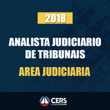 ANALISTA JUDICIÁRIO DE TRIBUNAIS - ÁREA JUDICIÁRIA 2018
