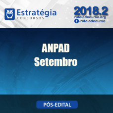 ANPAD SETEMBRO PÓS EDITAL 2018 - ESTRATEGIA 