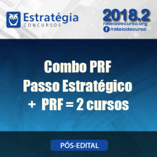  PRF + PRF Passo Estratégico - Pós Edital - Estratégia 2018