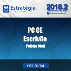 PC CE Escrivão 2018 - Estrategia