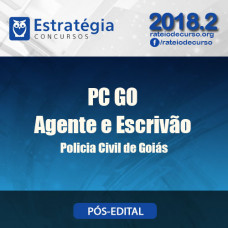 PC GO Agente e Escrivão 2018 - Estrategia