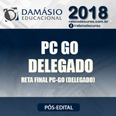DELEGADO DA POLÍCIA CIVIL DE GOIÁS (DPC/GO) 2018 - DAMASIO