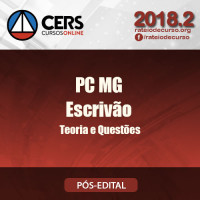 ESCRIVÃO DA POLÍCIA CIVIL DE MINAS GERAIS (PC/MG) - CERS