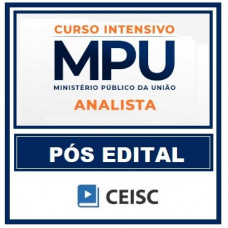 MPU Pós Edital 2018 - Analista especialidade direito - Ceisc