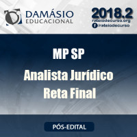MP SP Analista Jurídico Pós Edital Damásio 2018