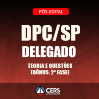 PC SP - DELEGADO  2018 - Polícia Civil São Paulo - CERS