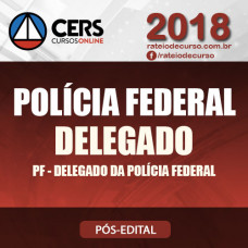 PF Pós Edital 2018 - Polícia Federal Delegado - C