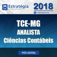 TCE MG Pós Edital 2018 – ANALISTA  CIÊNCIAS CONTÁBEIS - Estratégia
