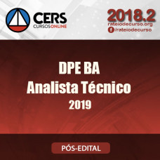DPE BA - Analista Técnico - Cers 2019