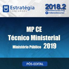 MP CE - Técnico Ministerial - Estratégia 2019