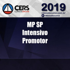 MP SP - Intensivo Ponto a Ponto Promotor de justiça - 2019 CERS