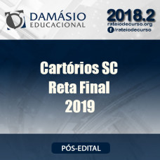 Cartórios - Reta Final - Pós edital - Santa Catarina - Damásio 2019