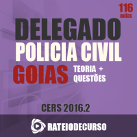 Delegado De Polícia Civil Do Estado De Goiás -Teoria + Questões
