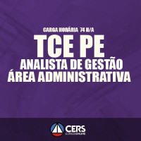 TCE PE - Analista de Gestão – Área Administrativa 2017