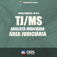 TJ MS - ANALISTA JUDICIÁRIO – ÁREA  JUDICIÁRIA  2017