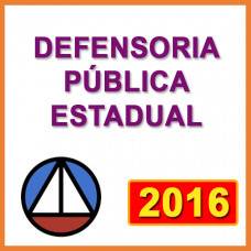 DEFENSORIA PÚBLICA ESTADUAL  - 2016