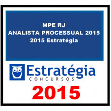 MP RJ - ANALISTA PROCESSUAL 2015