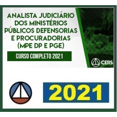 Analista Judiciário de Ministério Público, Defensorias e Procuradorias (CERS 2021) MP, MPE, DPE