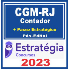 CGM RJ (Contador + Passo) Pós Edital – Estratégia 2023