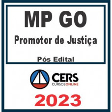 MP GO (Promotor de Justiça) Pós Edital – Cers 2023