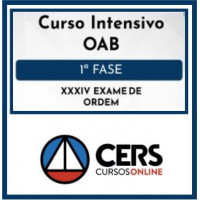 OAB 1ª Fase XXXIV Exame (Intensivo) Cers