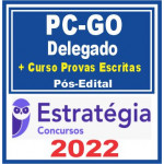 PC GO (DELEGADO TEóRICO + PROVAS ESCRITA