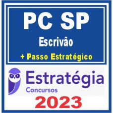 PC SP (Escrivão + Passo) Estratégia 2023