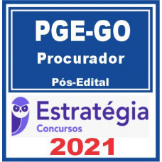 PGE GO (Procurador) Pós Edital – Estratégia 2021