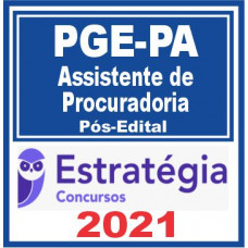 PGE PA (Assistente de Procuradoria) Pós Edital 2021
