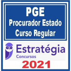 PGE - Procurador do Estado (Curso Regular) 2021 - E