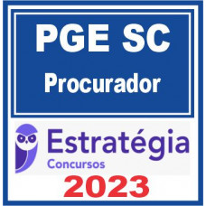 PGE SC (Procurador) Estratégia 2023